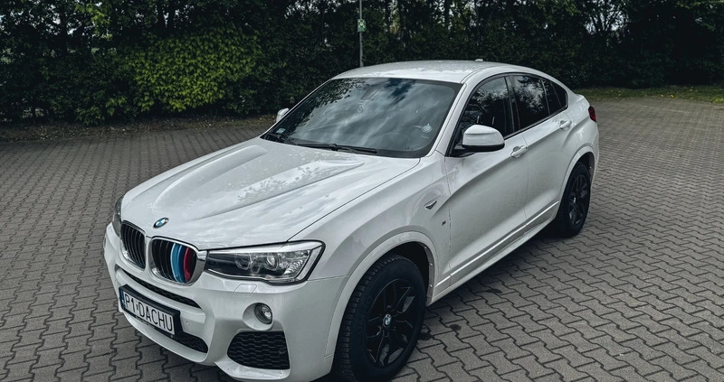 BMW X4 cena 99015 przebieg: 108500, rok produkcji 2014 z Recz małe 137